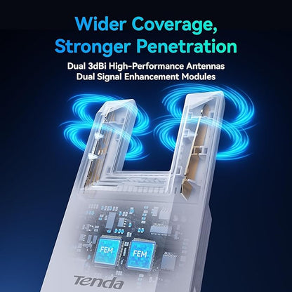 Tenda WiFi Range Extender AC1200 - Image 6