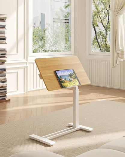 FLEXISPOT H7 PRO Mobile Standing Desk Adjustable Overbed Table Pneumatic - Image 7