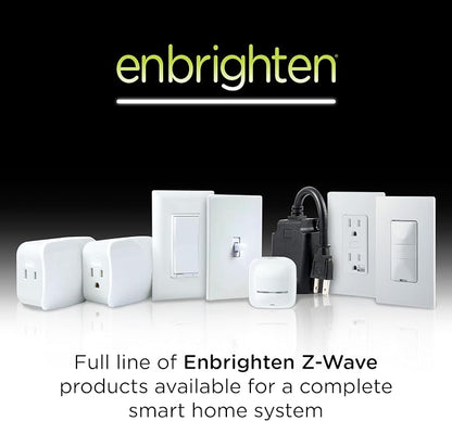 Enbrighten Z-Wave Plus in-Wall Smart Tamper-Reistant Outlet, Works - Image 6