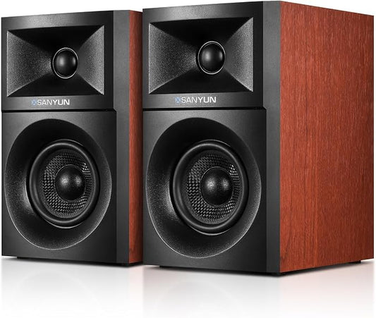 SW203 4.0 Computer Speakers - 60W 4-Way DSP Control 3D Immersive Sound - 3" by Sanyun