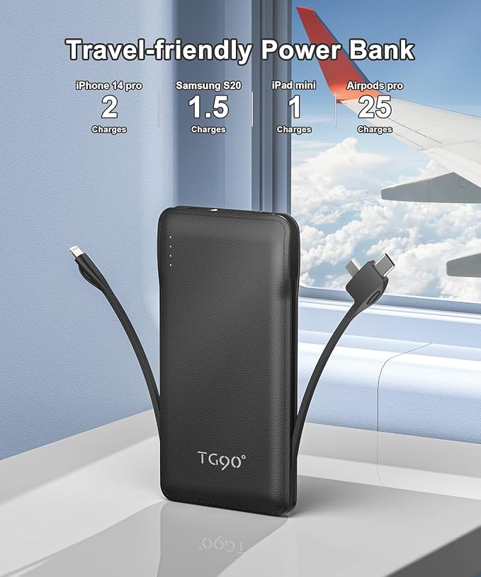 TG90° 2 Pack 10000mAh Slim Portable Charger - Image 6