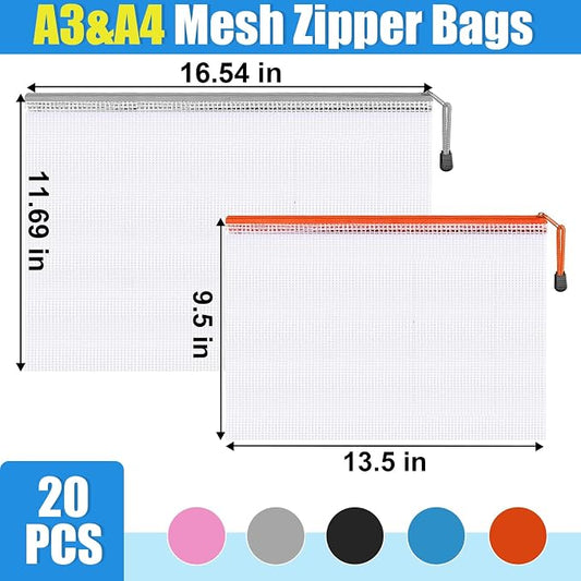 Mesh Zipper Pouch Bags, Zipper Pouches, Mesh Zipper Bags - Image 2