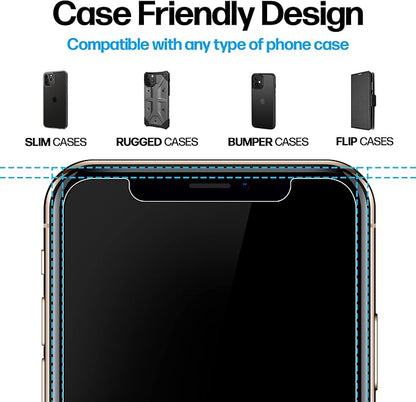 Power Theory Designed for iPhone Xs Max Screen Protector Tempered Glass - Image 4