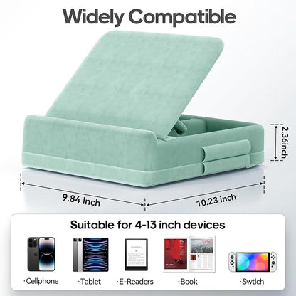 KDD Tablet Pillow Stand with Storage, Foldable iPad Holder - Image 8