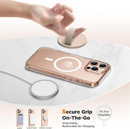 Magnetic Phone Ring Grip Holder, Silicone Finger Loop Grip, Compatible - Image 4