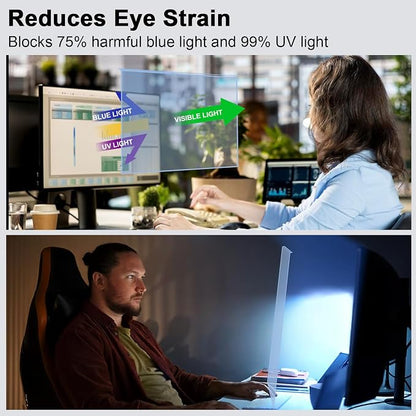 27-28 Inch Blue Light Filter for Computer Monitor, Computer Screen Blue Light - Image 2