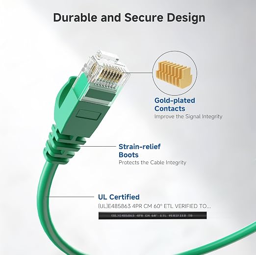 Cable Matters 10Gbps Snagless Cat 6 Ethernet Cable - 30ft - Image 5