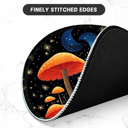ITNRSIIET Round Mouse Pad with Stitched Edge Premium-Textured Waterproof - Image 4