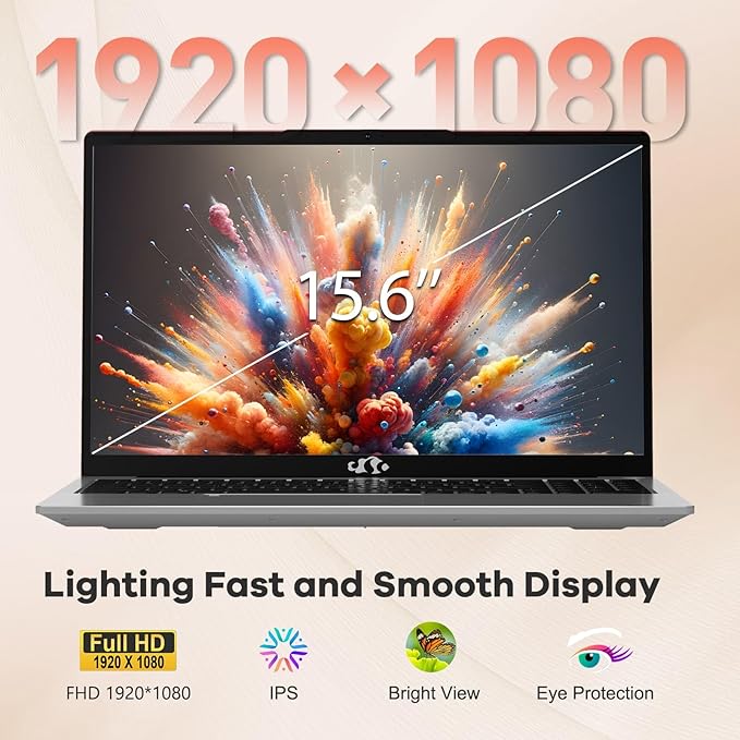 NIMO 15.6" IPS FHD-Gaming-Laptop, AMD Ryzen 5 6600H 6-Cores 660M GPU 32GB DDR5 - Image 5