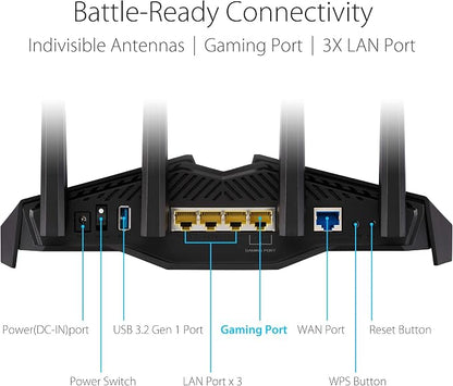 ASUS RT-AX82U AX5400 Dual-Band WiFi 6 Gaming Router, Game Acceleration - Image 5