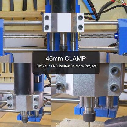 65mm Aluminum Alloy Spindle Clamp Holder Motor Mount CNC Machine Router Motor - Image 2