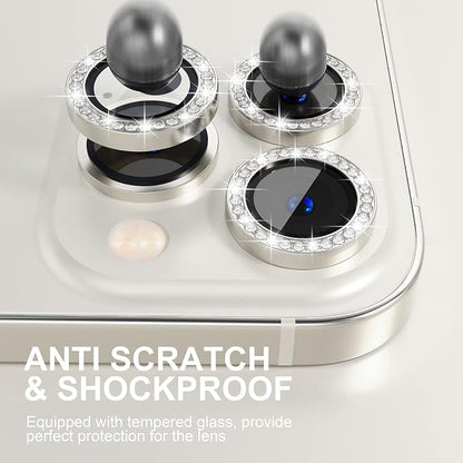 Choiche [3+1 for iPhone 13 Pro/iPhone 13 Pro Max Camera Lens Protector Bling - Image 3