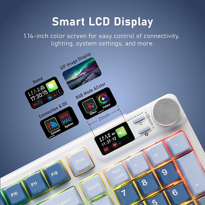 iRocks K85R Wireless RGB Backlit Mechanical Gaming Keyboard - Image 3