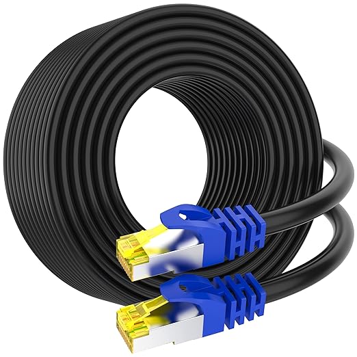 Cat 8 Ethernet Cable 125 FT, Heavy Duty High Speed Network Internet Cable by AoforzTech