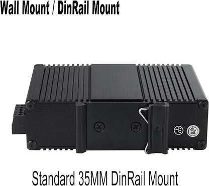 Industrial Mini Gigabit Ethernet Switch 5-Port RJ45 10/100/1000BASE-T+1-Port - Image 7