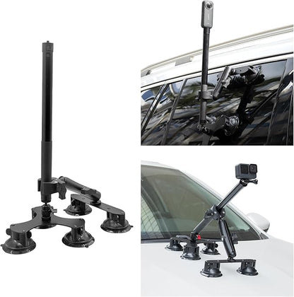 Taisioner Suction Car Mount for Camera Insta360 X5/X4/X3/X2/GO 3/ONE/RS - Image 3