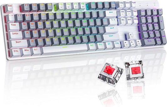 Wireless Mechanical Keyboard, Triple Mode 2.4G/USB-C/Bluetooth Gaming Keyboard by RisoPhy