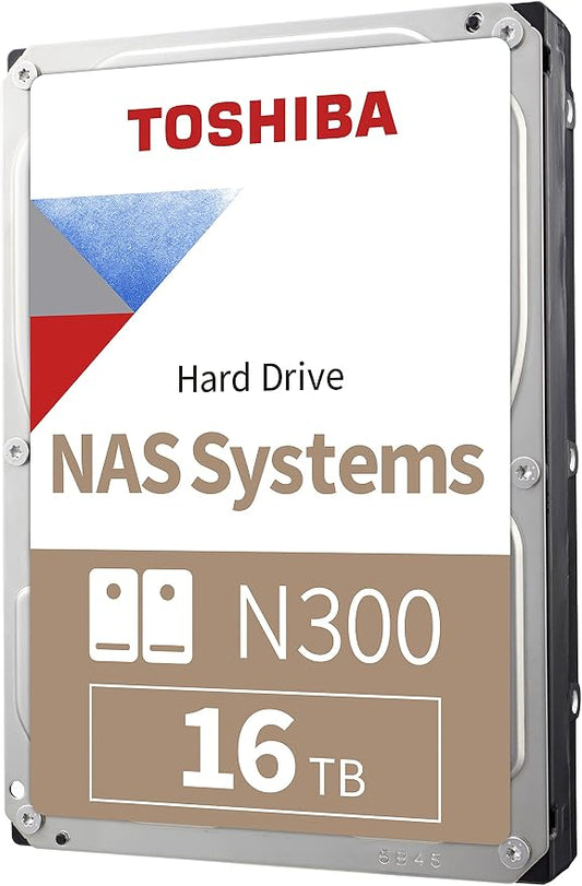 Toshiba N300 16TB NAS 3.5-Inch Internal Hard Drive by Toshiba