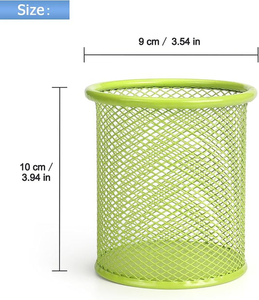 Tamaki Pen Holder Cup for Desk, Wire Mesh Pencil Cup Holder for Desk Office Pen - Image 2