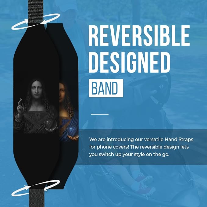 Customizable Universal Phone Grip Strap | Reversible Phone Hand Strap - Image 2