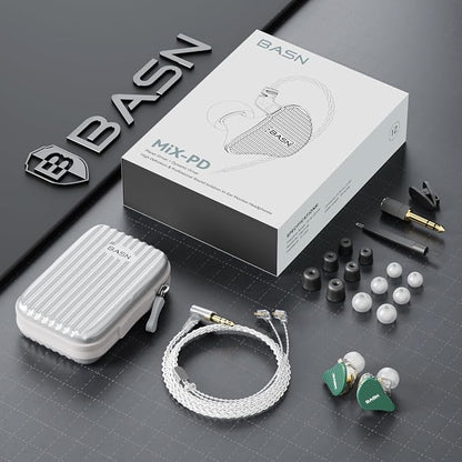 BASN Mix-PD in Ear Monitor, 1Planar Driver + 1Dynamic Driver HiFi IEM Earphones - Image 7