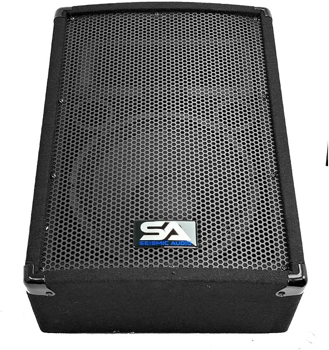 Seismic Audio - SA-10MT-PW-Pair - Pair of Powered 2-Way 10" Floor / Stage - Image 3