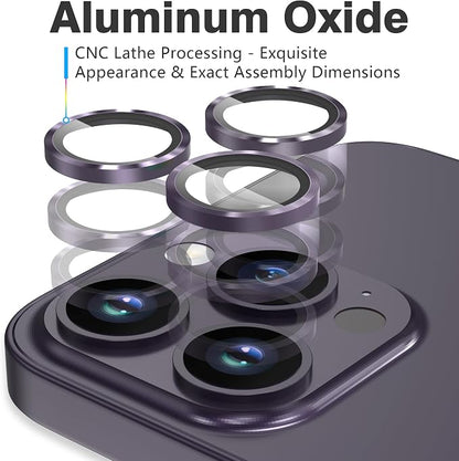 AGVEE 3+3 6 Pack for iPhone 14 Pro 6.1" / 14 Pro Max 6.7" Camera Lens Cover - Image 4