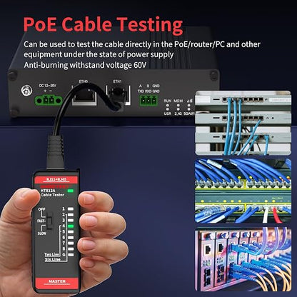 Network Ethernet Cable Tester for LAN RJ45 RJ11 CAT5 CAT5E CAT6 CAT6A CAT7 - Image 5