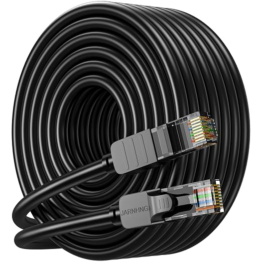 Cat 6 Ethernet Cable 50 ft, Indoor/Outdoor High Speed 10Gbps Internet Cable by Unknown