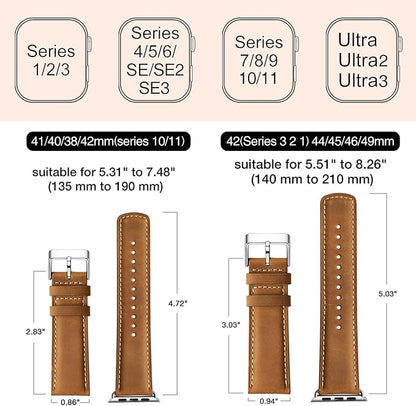SUNFWR Leather Bands Compatible - Image 5