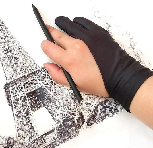 MMOBIEL Drawing Glove for Digital Tablet and Sketching Model A 2-Finger Palm by MMOBIEL