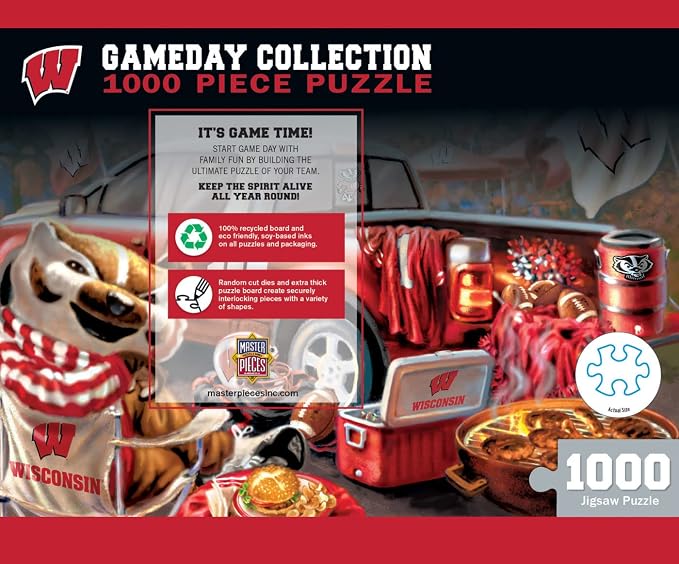 Masterpieces NCAA-Teams Unisex-Adult 1000-Piece Gameday Tailgate Puzzle - Image 3