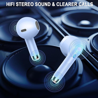 Wireless Earbuds, 40H Playback Mini Case IP7 Waterproof Sports Earphones - Image 6