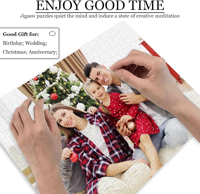 Custom Puzzle 120/200/300/500/1000/1500 Pieces, Personalized Puzzle from Your - Image 5