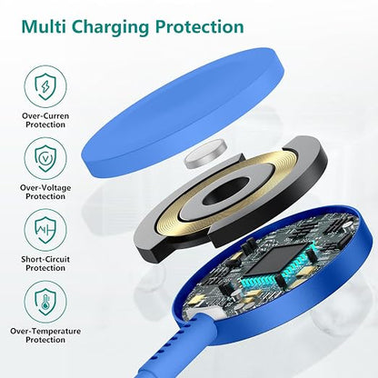 2Pack for Apple Watch Charger Cable, Magnetic Fast Charger to USB-C Cable 3FT - Image 2