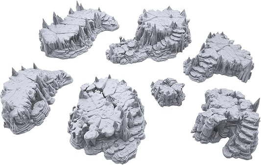 EnderToys Raised Caverns by Printable Scenery, 3D Printed Tabletop RPG Scenery by EnderToys