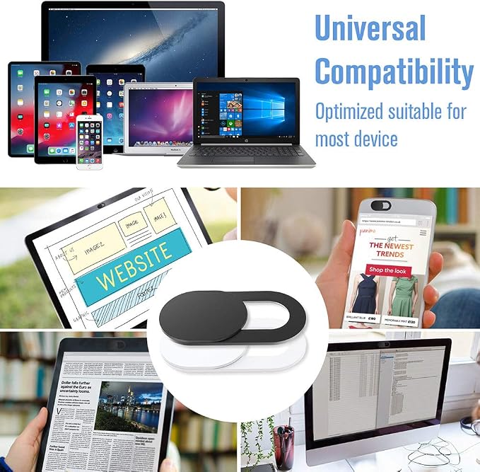 Ultra-Thin Laptop Webcam Cover, Compatible - Image 4