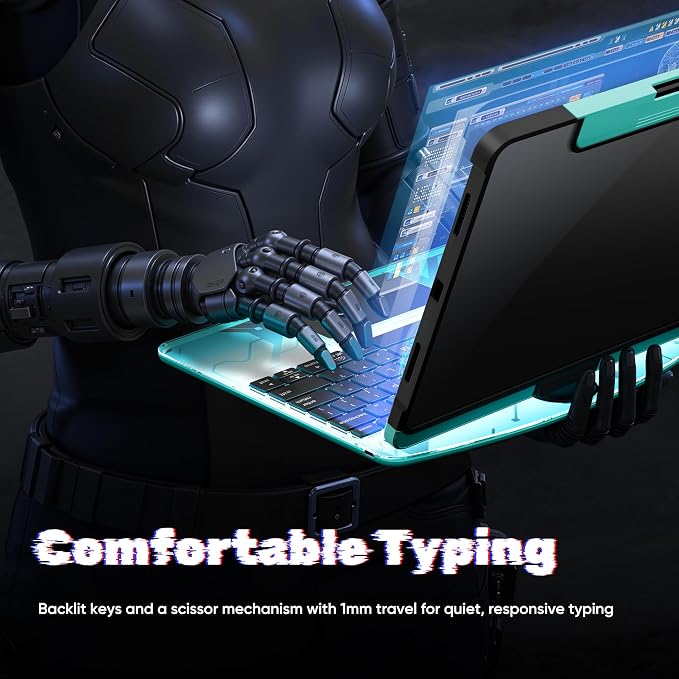 KITONE Transparent Case with Wireless Keyboard - Image 5
