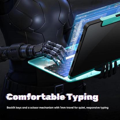 KITONE Transparent Case with Wireless Keyboard - Image 5