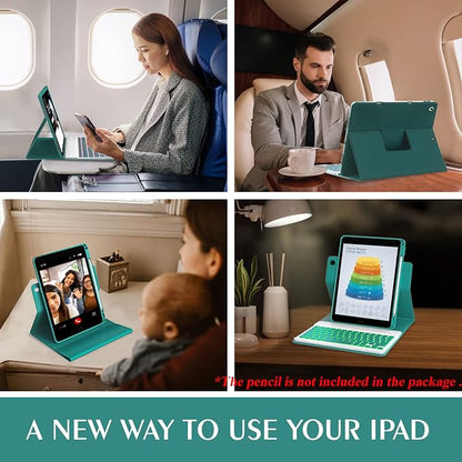 Keyboard Case for iPad 9th/8th/7th Generation 10.2 inch 2021/2020/2019 & ipad - Image 7
