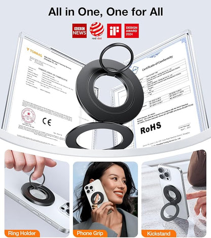 TORRAS 2025 Upgrade Fit for MagSafe Phone Grip Ring Holder Compatible - Image 2