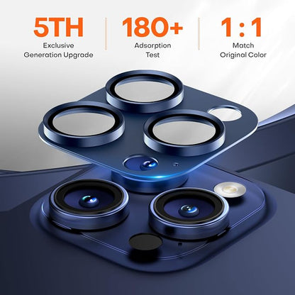 Camera Lens Protector for iPhone 16 Pro Max/16 Pro/iPhone 15 Pro Max/15 - Image 3