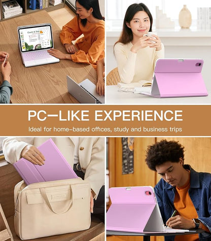 MoKo Touch Keyboard Case for iPad 11th Generation 11 inch 2025, iPad 10th - Image 8