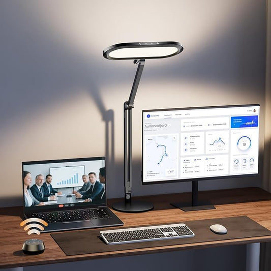 LED Desk Lamp for Home Office – Eye-Caring Double Side Light by LitONES