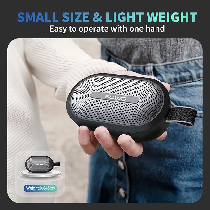 SOWO Wireless Portable Small Speaker, Ultra Magnetic Bluetooth Speaker - Image 3