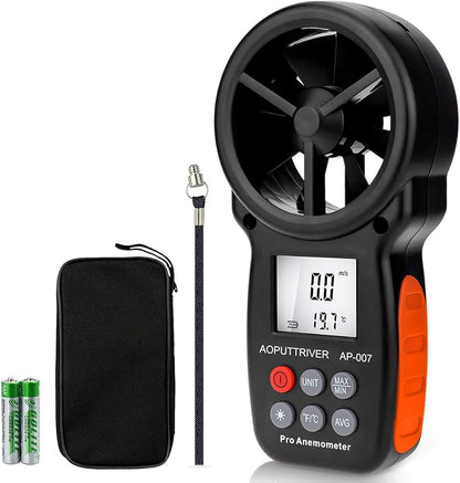 Anemometer Handheld Wind Speed Meter by AOPUTTRIVER