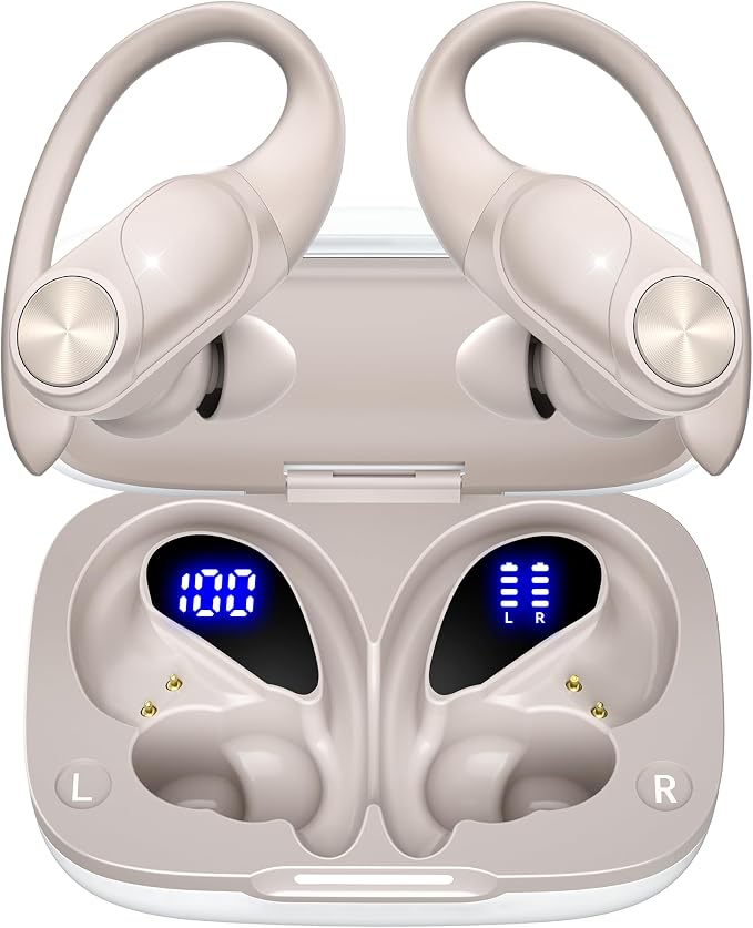 PocBuds Bluetooth Headphones Wireless Earbuds 80hrs Playtime Wireless Charging by PocBuds