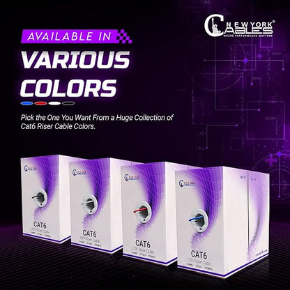 NewYork Cables | CAT6 Ethernet Cable 1000ft | Bulk Riser 23AWG, UTP 4 Pairs - Image 6
