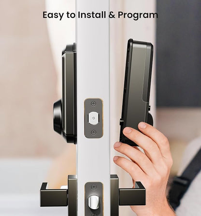 Veise VE06-L Smart Locks with 2 Lever Handle Set, App Control, Keyless Entry - Image 9