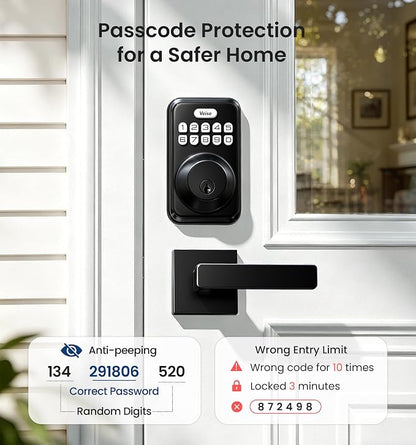 Veise Keyless Entry Door Lock - Image 7